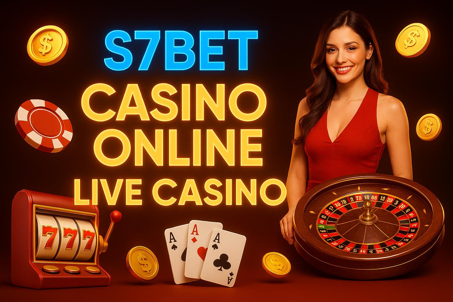 O S7BET Live Casino lança promoções regularmente