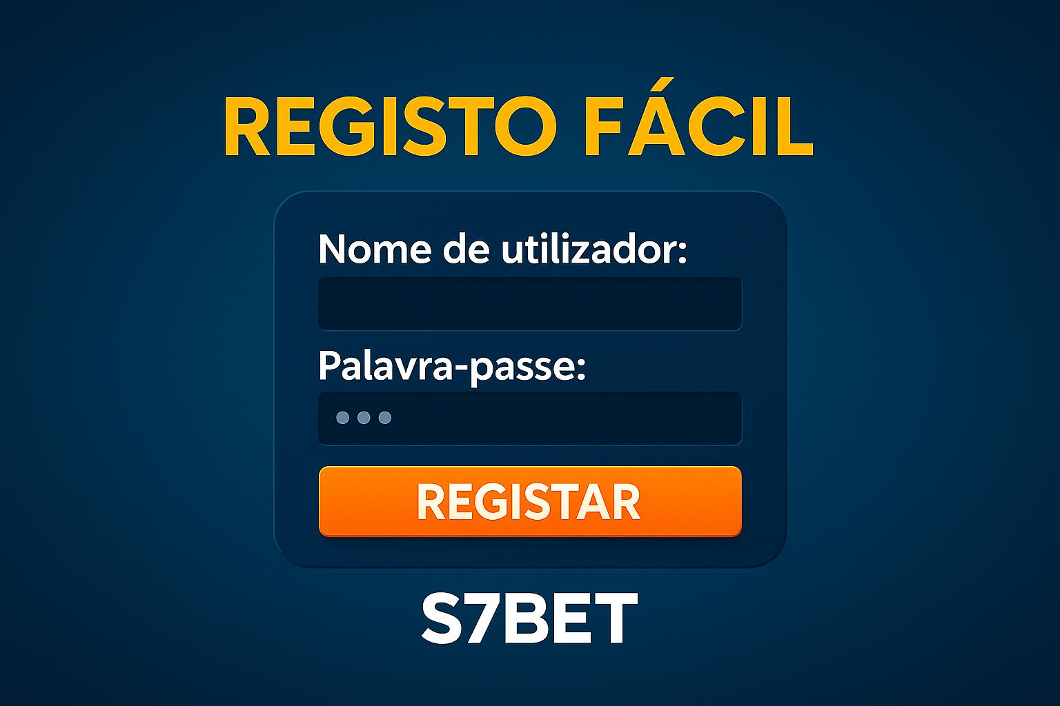 Não Perca tempo, o rRgistro na site S7BET